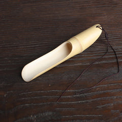 carbonized japanese style bamboo tea spoon,