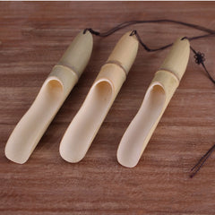 carbonized japanese style bamboo tea spoon,